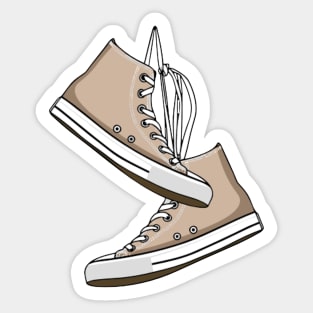 shoe tossing Sticker